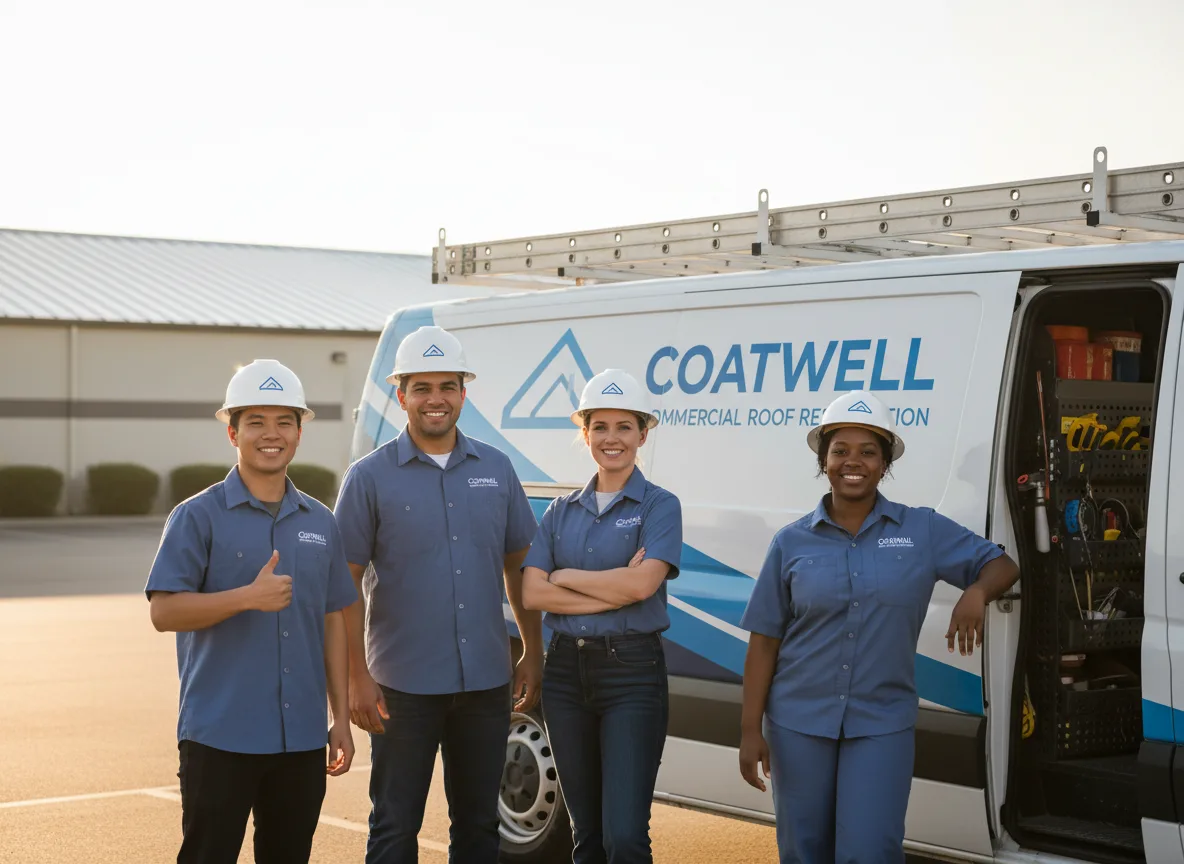 Commercial roof coating company in Eva, TN